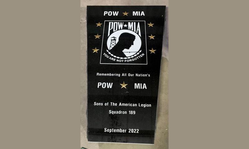 Florida Squadron 189 dedicating POW/MIA memorial