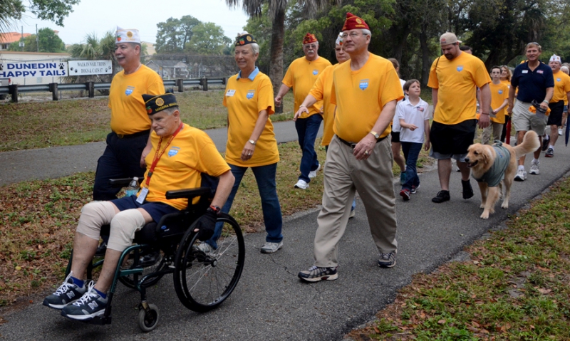 Sunshine prevails during Florida walk
