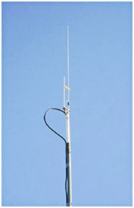 2-meter J-pole antenna for the 145.585MHz audio retransmission of NASA TV