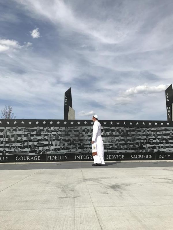 Papa-Coadjutor of Rome visits North Dakota Veterans Memorial 