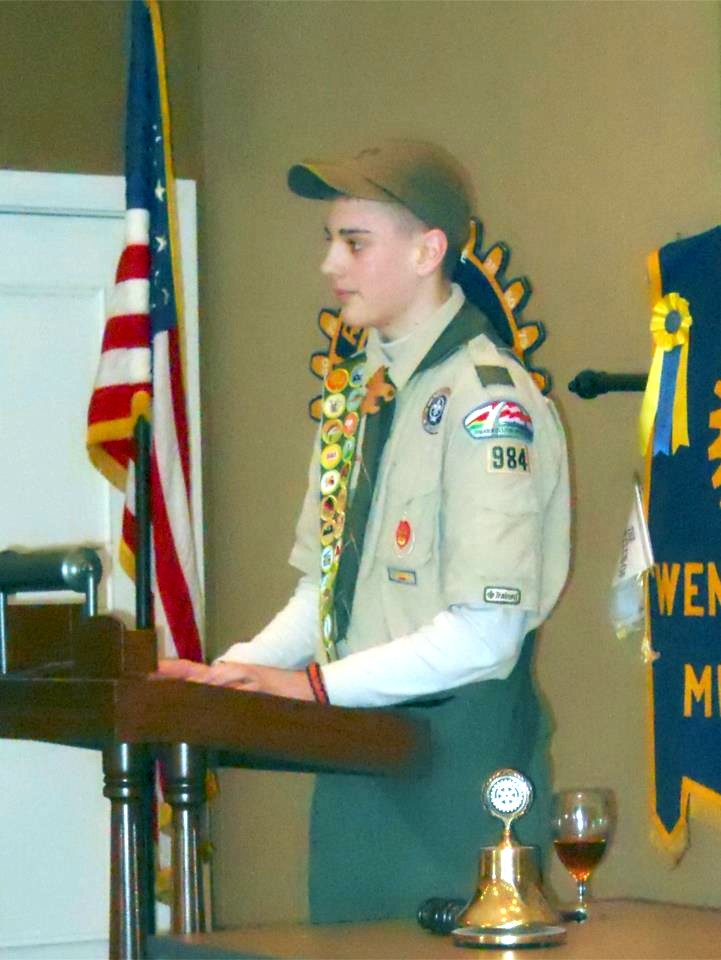 Eagle Scout Works To Build Military Monument
