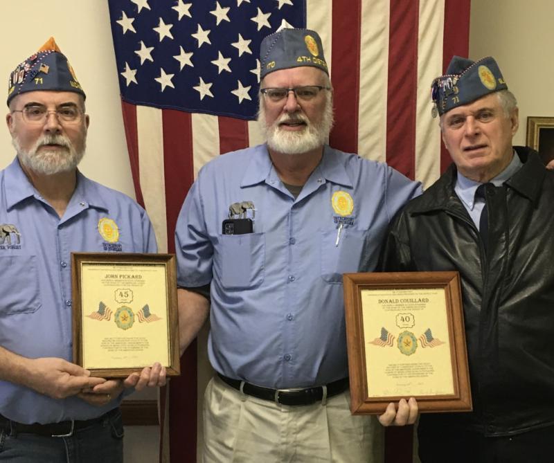 Two Gladstone, Mich., Sons honored for continuous membership