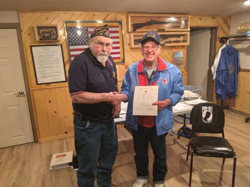 50-Year Certificate to Ed &quot;Buster&quot; Henningfield