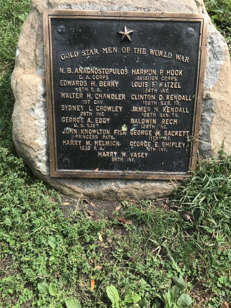 Gold Star Men of World War, Field Park