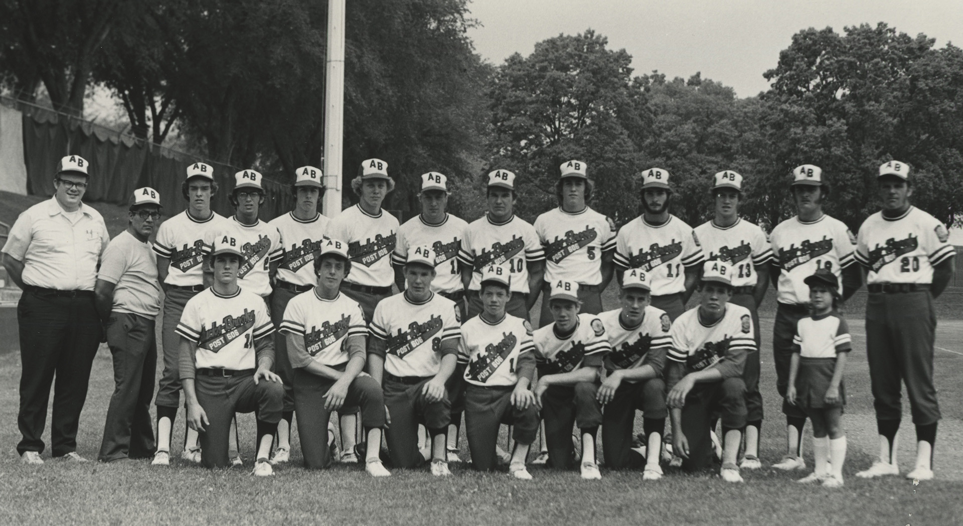 The Post 606 St. Paul, Minn., American Legion Baseball team.