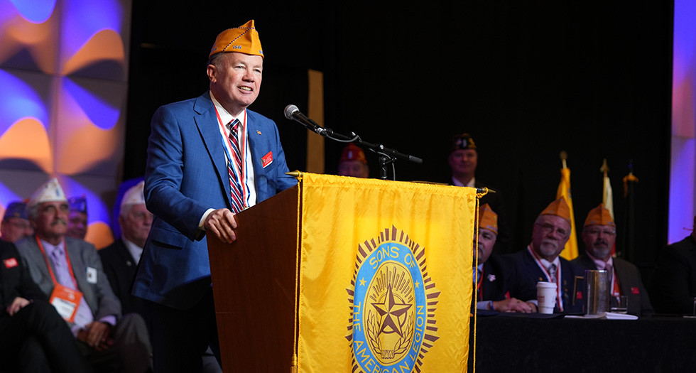 Bill Clancy was sworn in as Sons of The American Legion National Commander.
