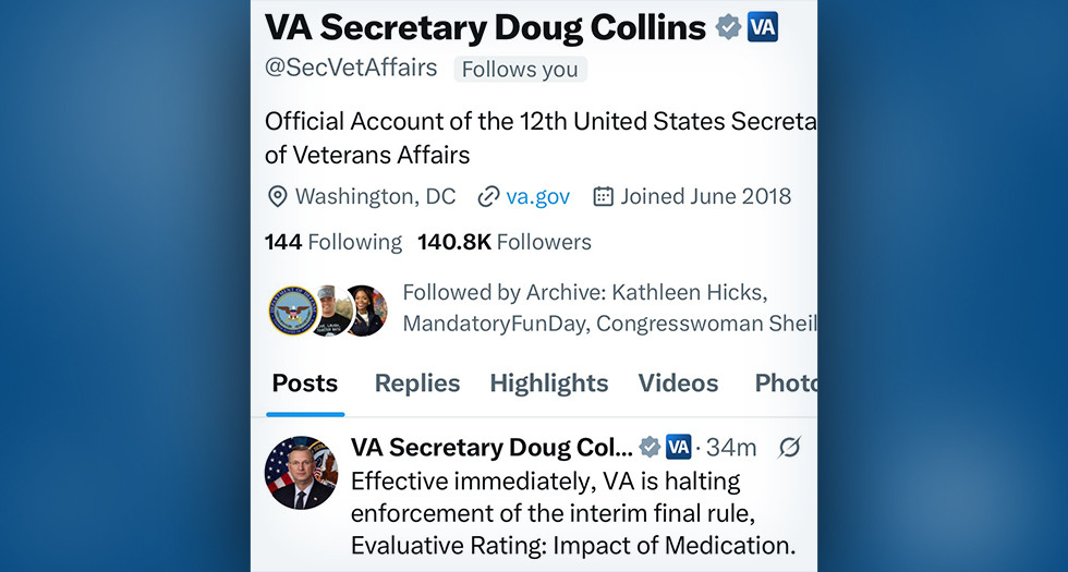 Legion applauds VA for halting immediate enforcement of medication rule