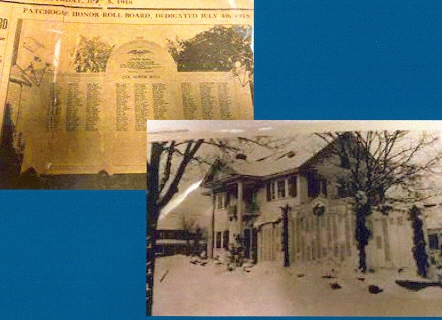 WWI Patchoque Honor Roll Board
