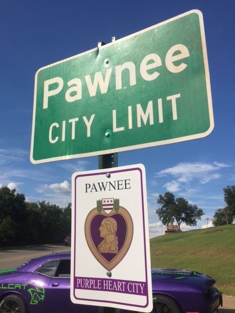 Pawnee, Oklahoma - Purple Heart City Designation