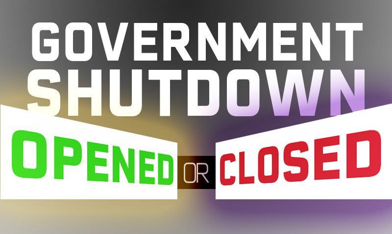 What's affected by the government shutdown