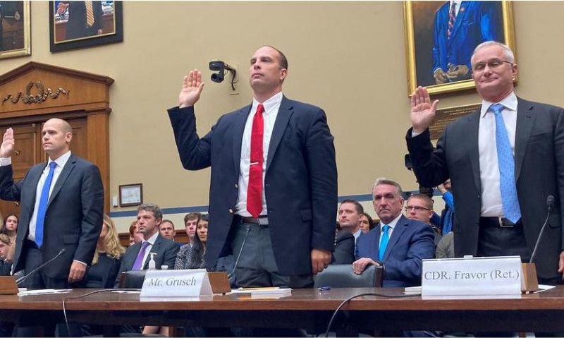 ‘UAP are in our airspace’: Former military personnel warn Congress of alien objects threatening national security