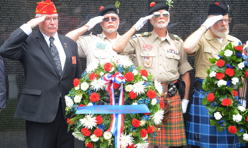 Legion pays respects at Vietnam Veterans Memorial