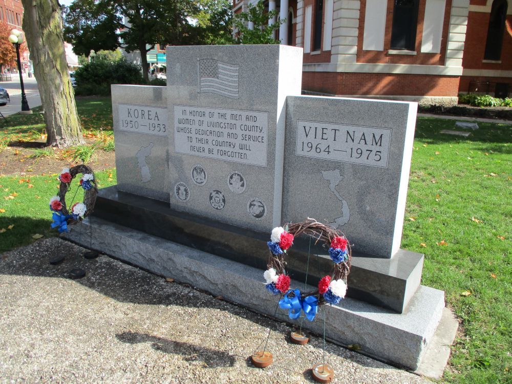 Livingston County Korean War and Vietnam War Memorial
