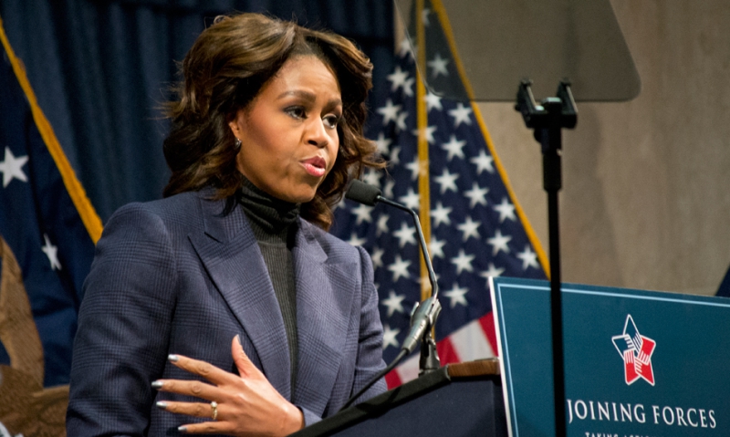 First Lady announces new vet hiring pledge