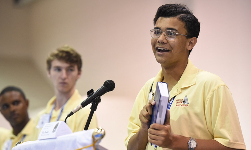 Another honor for 2016 Boys Nation president