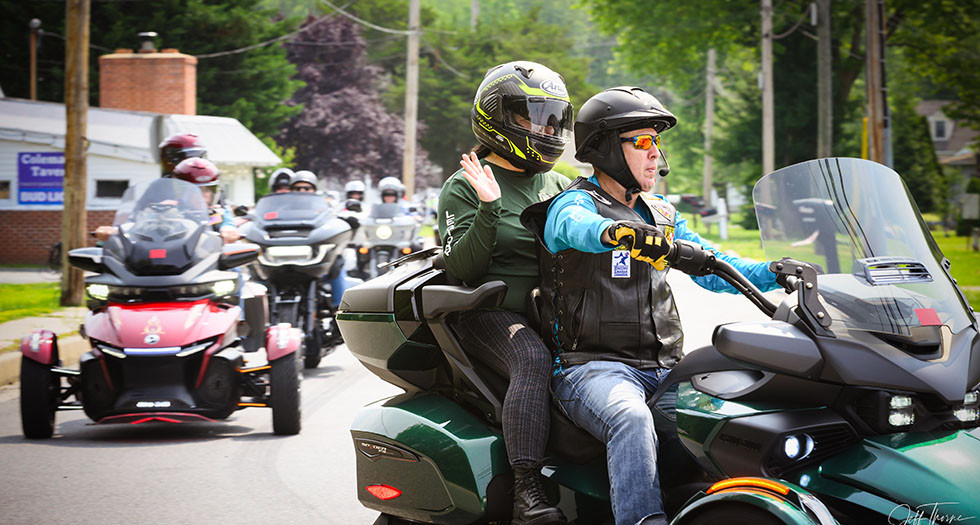 Ray Nolan used an American Legion service officer to file his VA disability claim – and is riding on the Maryland Gold Star Legacy Run as a way of giving back. (Jeff Thorne photo)