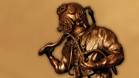 'MAN IN SEA' monument honors divers