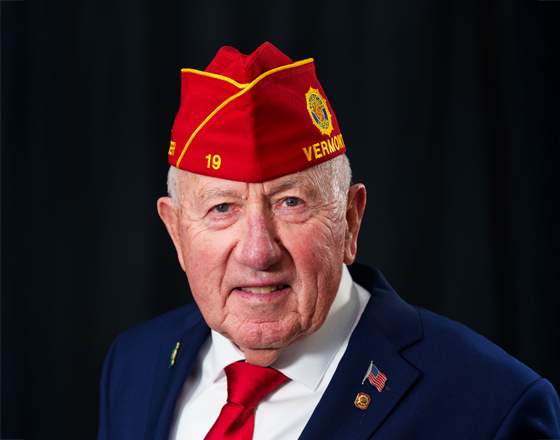 Official Portrait of 2025-26 National Vice Commander Ron LaRose, Vermont