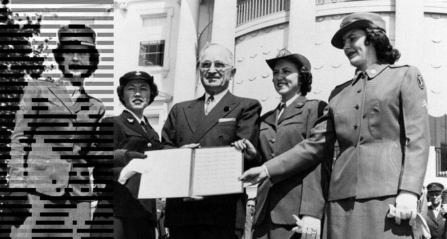 President Harry S. Truman signs the Women’’s Armed Services Integration Act into law.