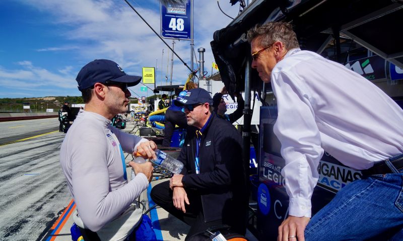 Jimmie Johnson has best race of his INDYCAR season