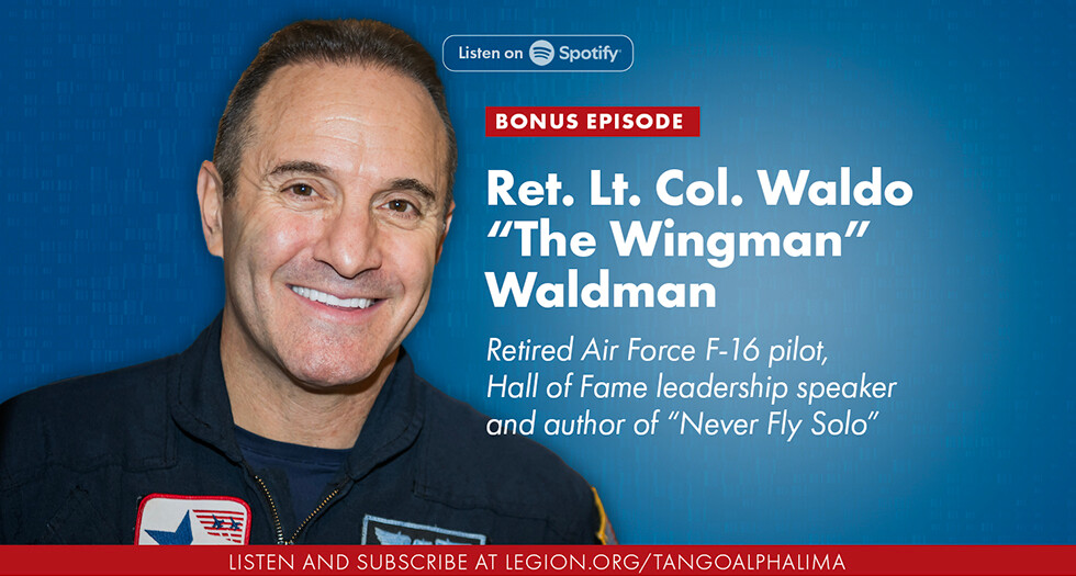 Never fly solo with wingman Waldo Waldman