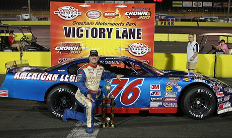 Johnson collects two checkered flags