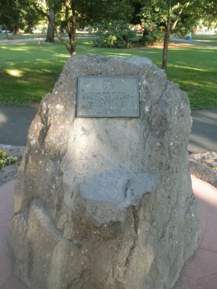Napa American Legion Plaque