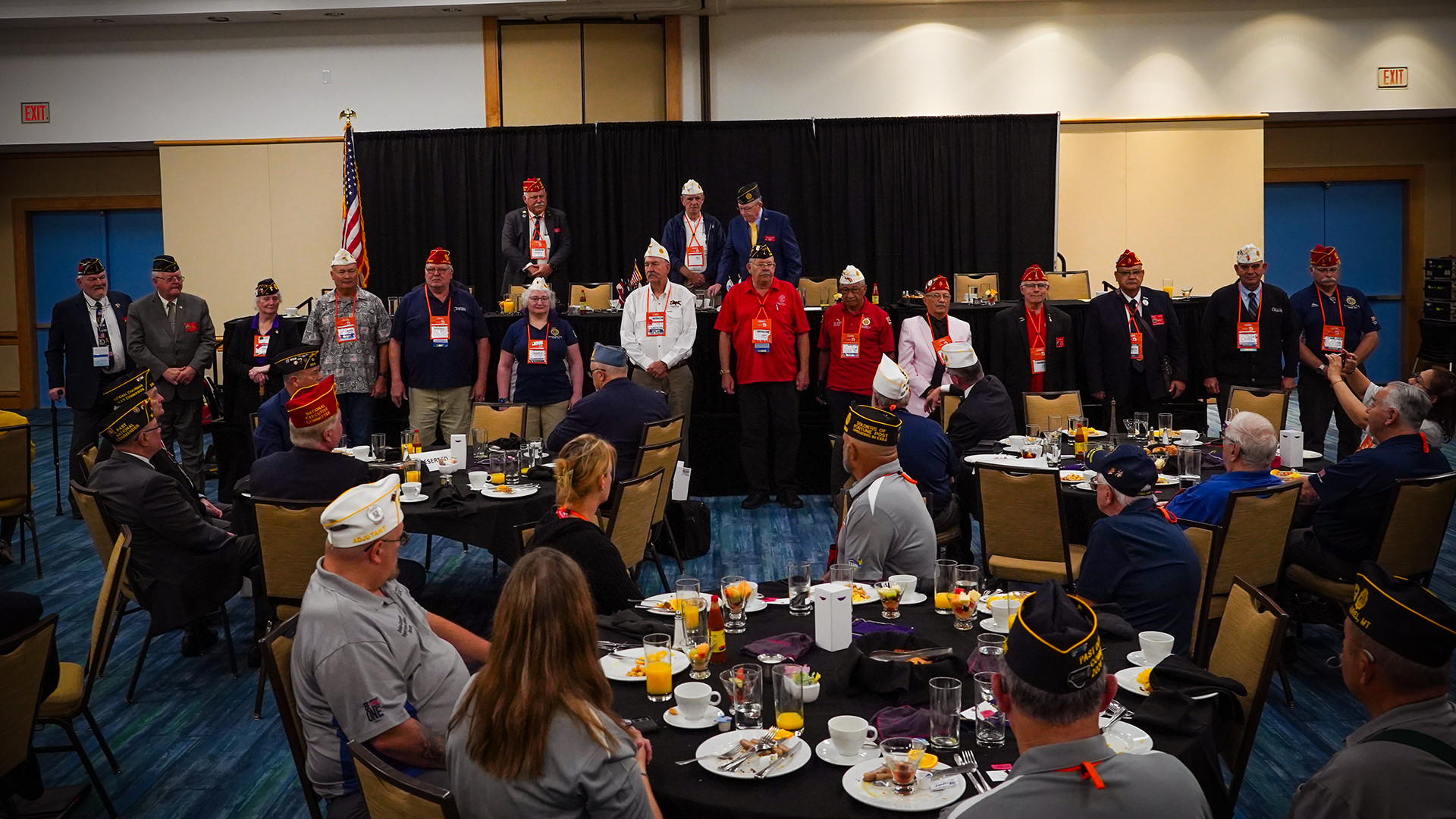 New Foreign and Outlying Posts and Departments of The American Legion  officers were elected during the FODPAL breakfast at the 2025 National Convention. Photo by Jeric Wilhelmsen