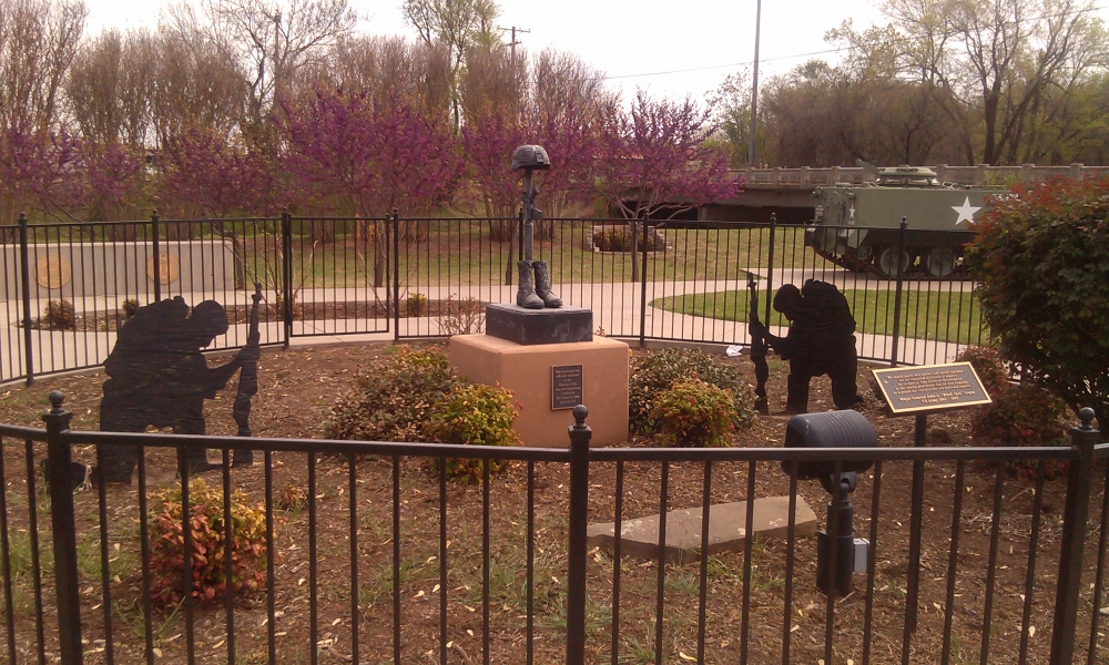 Del City, Oklahoma Patriot Park “Soldier's Cross” Battlefield Memorial