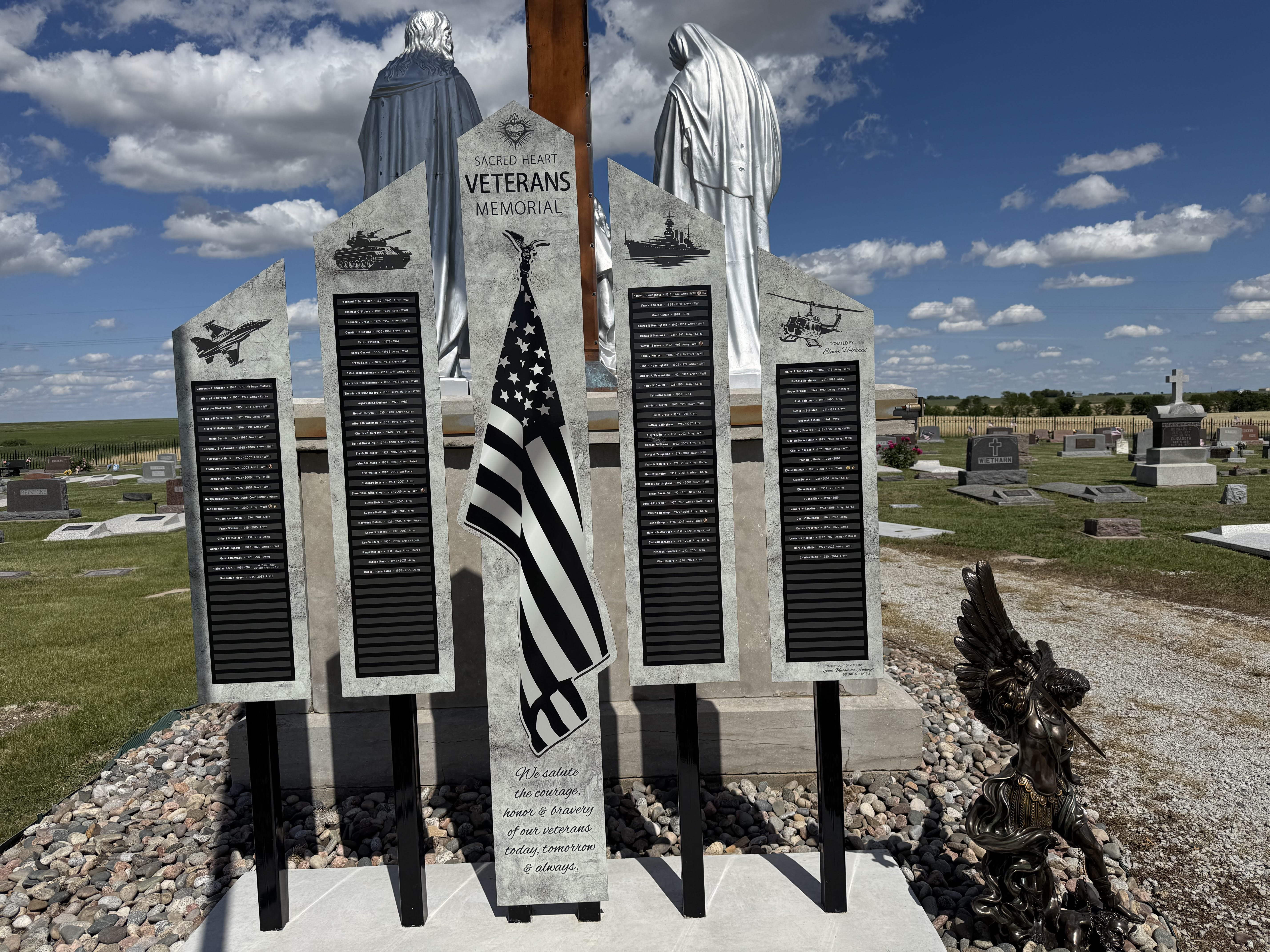 Sacred Heart Church Cemetery Veteran's Memorial