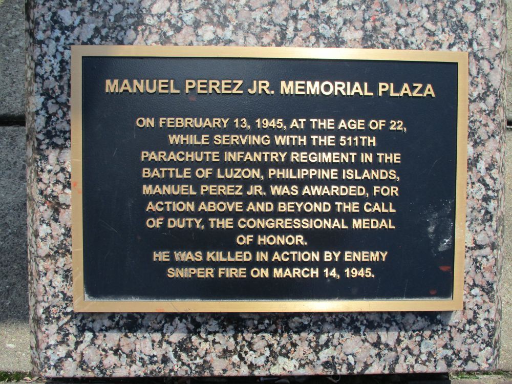 Manuel Perez Jr. Memorial Plaza