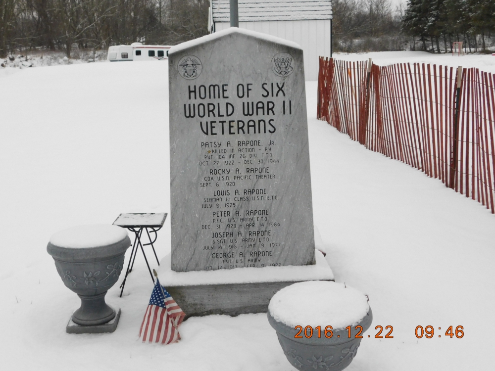 The Rapone WWII Family Memorial