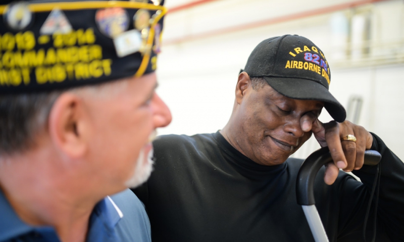 Legionnaire reunites with soldier he saved in Afghanistan