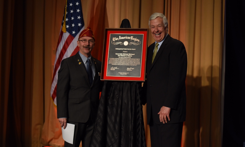 Michaud receives Distinguished Public Service Award