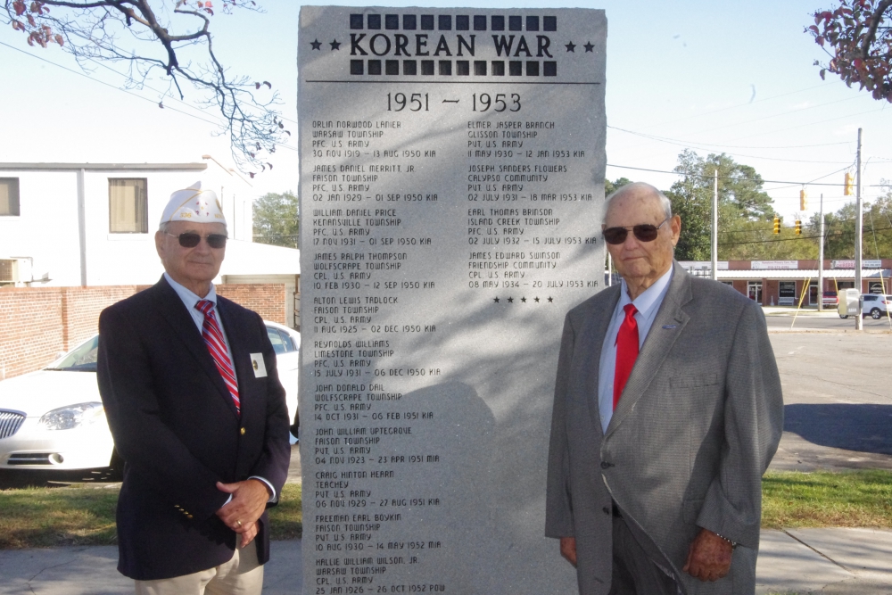 Duplin County's Korean War Dead, Kenansville