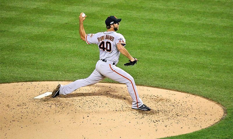 ALB alum Bumgarner throws 7-inning ‘no-hitter’