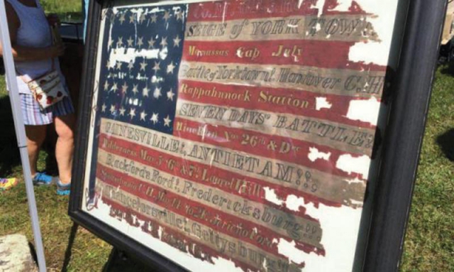 Pennsylvania post rededicates Civil War battle flag