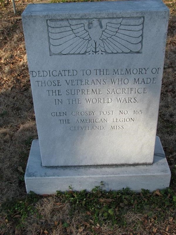 Bolivar County Veterans Memorial, Cleveland, Mississippi