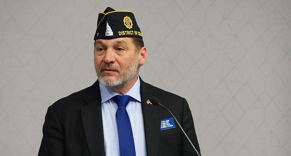 American Legion Small Business Task Force Chairman Charles Fowler moderated multiple panel discussions during the summit. (Photo by Jen Blohm)