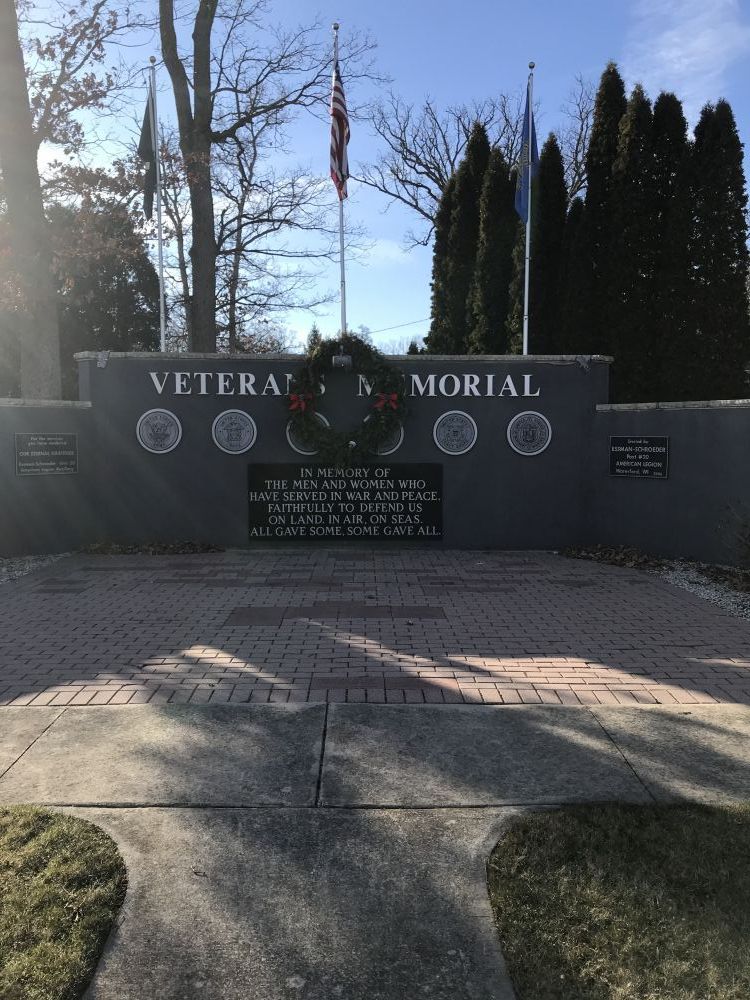 Veterans Memorial, Waterford, Wisconsin
