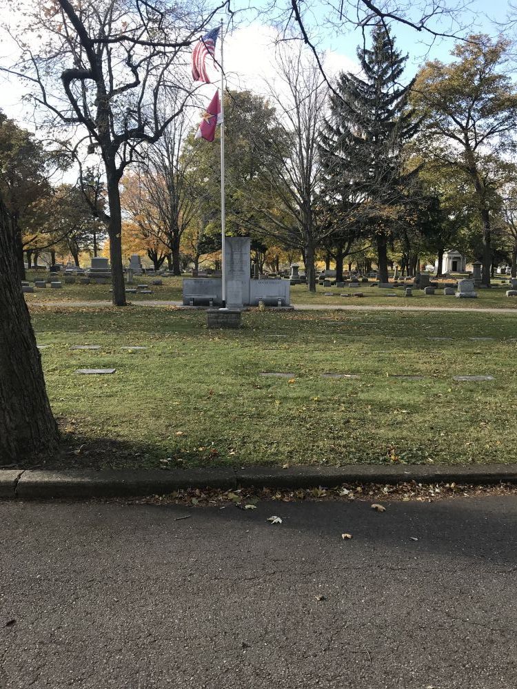 Green Ridge Cemetery War Memorial, Kenosha, Wisconsin