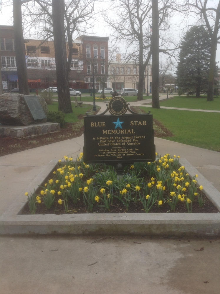 Monuments in Pennsylvania Park, Petoskey, Michigan