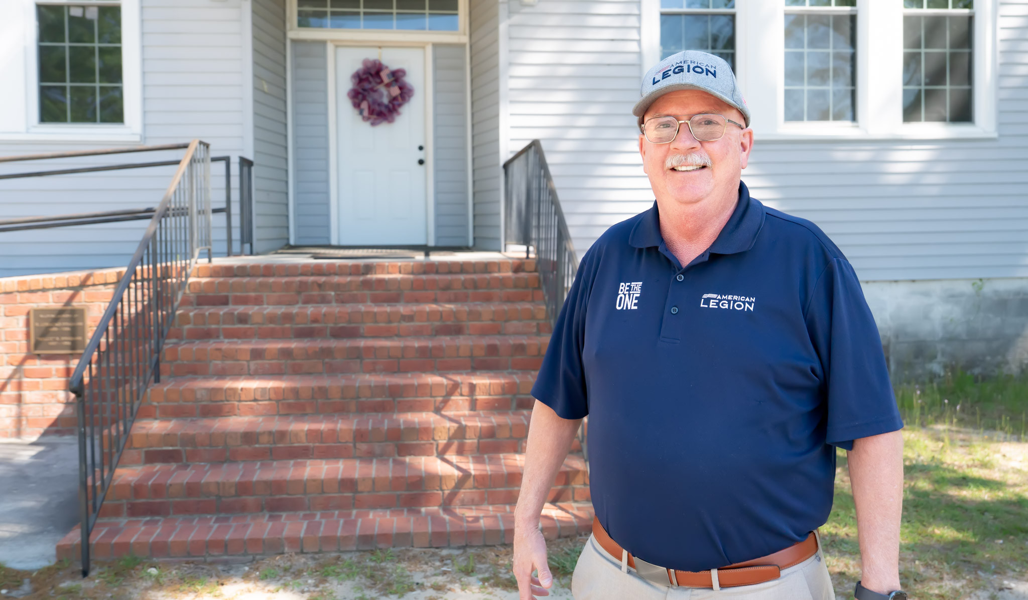 Jack Lonergan, commander of Dalzell-Shaw American Legion Post 175 in Dalzell, S.C., on Thursday, April 17. Photo by Hilary Ott / The American Legion