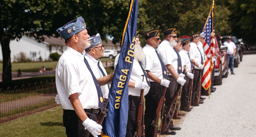 The American Legion Family in Iroquois County, Ill., spent Memorial Day conducting ceremonies at four local cemeteries. Photo by Katy Kelley