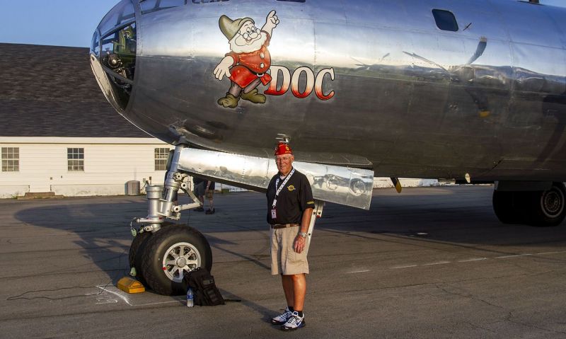 A rare flying experience, 75 years after the war