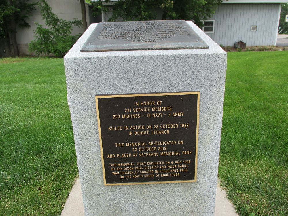 City of Dixon Beirut Bombing Memorial