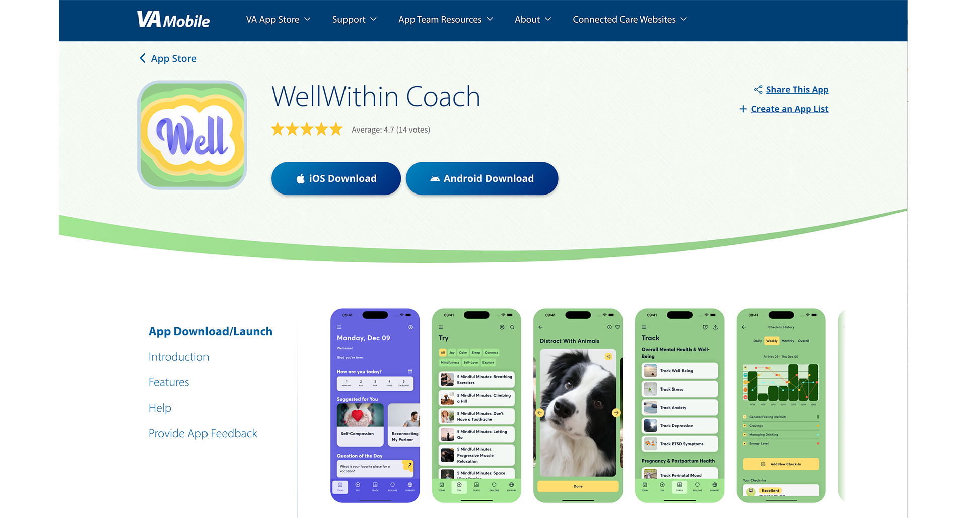 VA mobile apps designed specific to women veterans