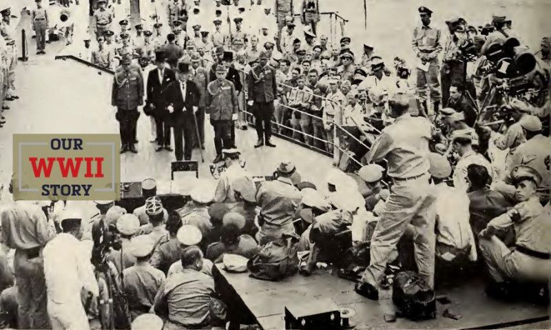 OUR WWII STORY: Present at the signing