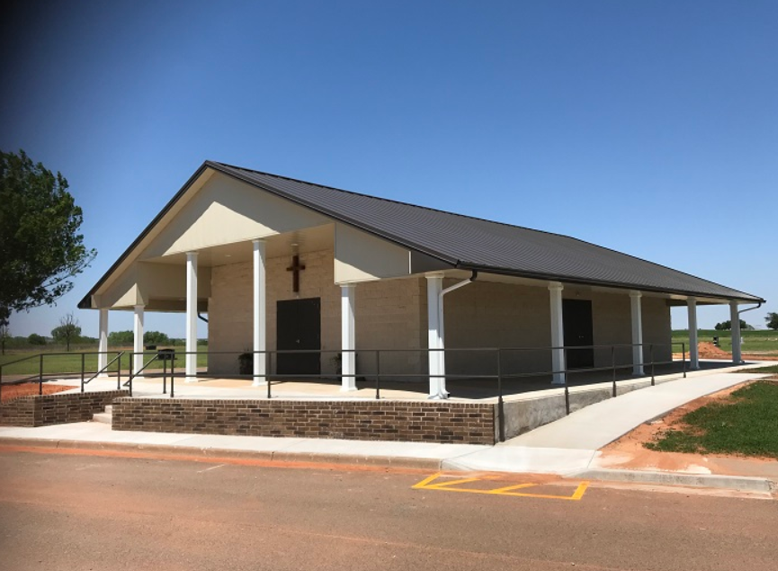 Veterans Memorial Chapel, Fairlawn Cemetery, Elk City, Oklahoma