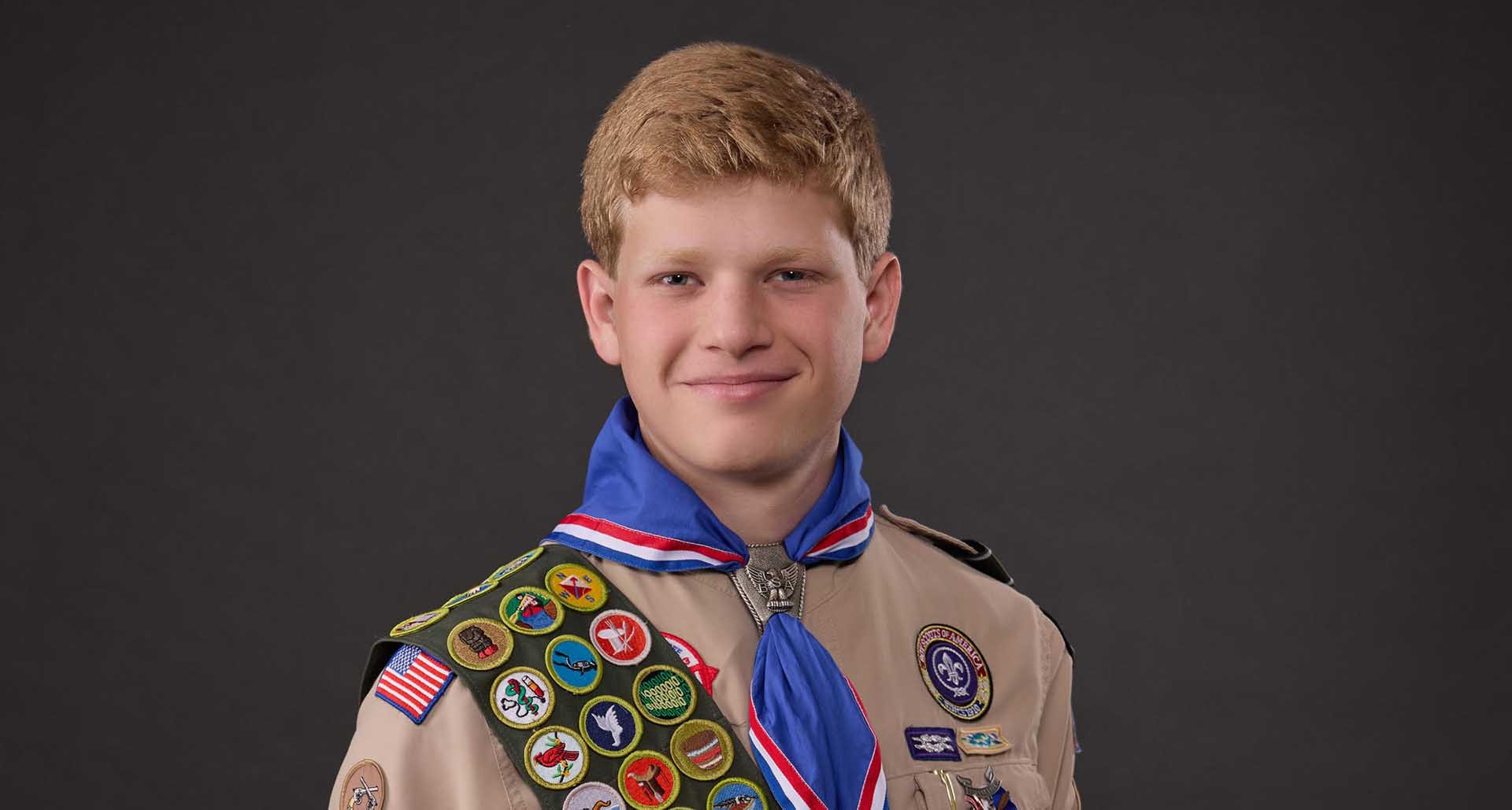 2025 American Legion Eagle Scout of the Year Oliver Burke of Dallas.
